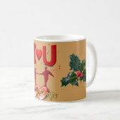 私はあなたを愛している コーヒーマグカップ (正面右)