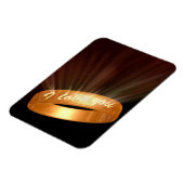 "私はあなたを愛している"ゴールデンリングや輪 マグネット (左側)