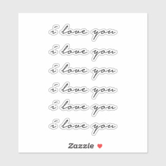 私はあなたを愛している シール