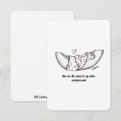 私はあなたを愛している – ジャモンとメロン、フラットカード (正面/裏面)