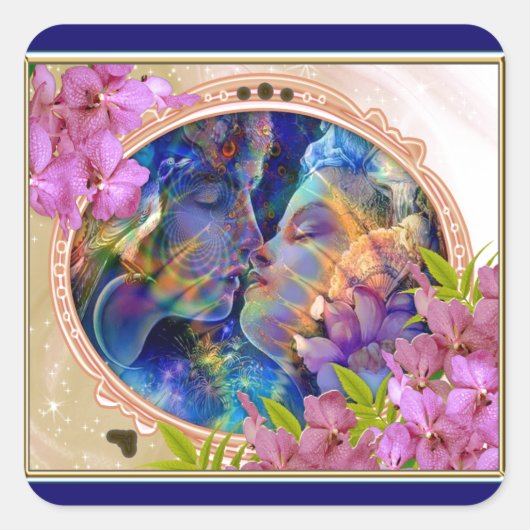 私はあなたを愛している スクエアシール (正面)