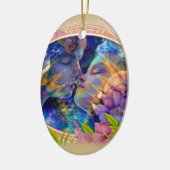 私はあなたを愛している セラミックオーナメント (左)