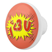 私はあなたを愛している セラミックノブ (右)