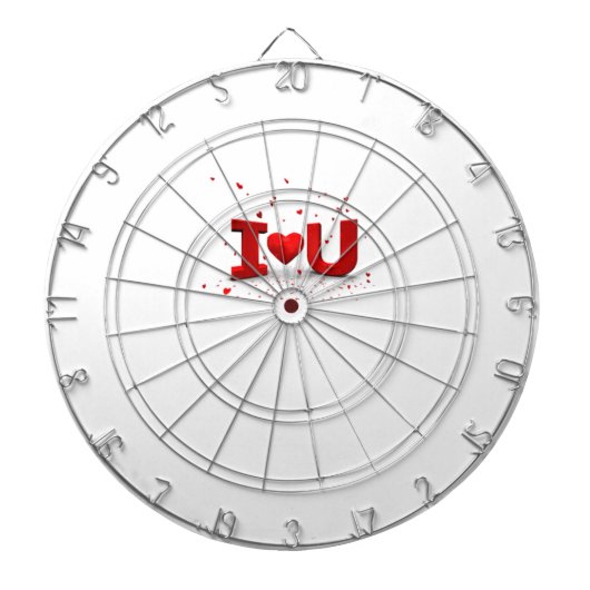 私はあなたを愛している ダーツボード (正面)