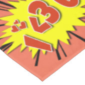 私はあなたを愛している テーブルクロス (アングル)