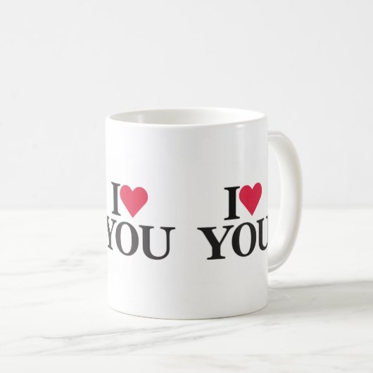 私はあなたを愛している"ドラゴンマグ水の色のファンタジーバンク コーヒーマグカップ (正面右)