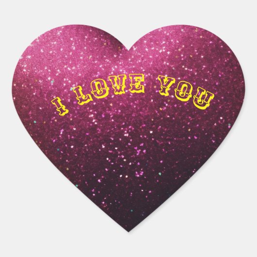 私はあなたを愛している ハートシール (正面)