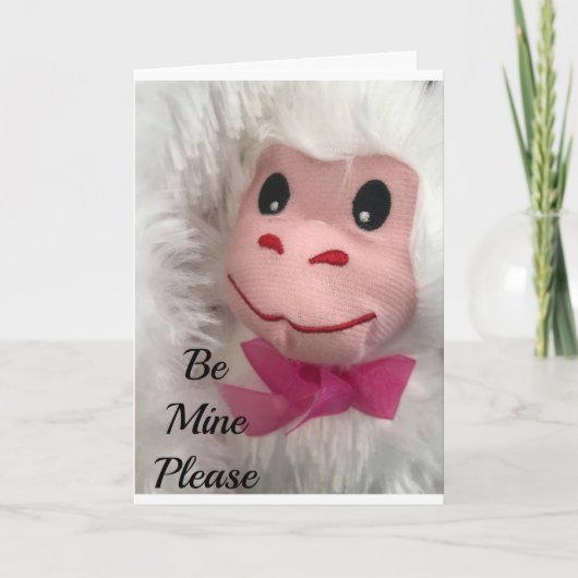 私はあなたを愛している"バナナよりも"バレンタイン シーズンカード (正面)