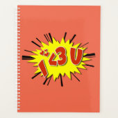 私はあなたを愛している プランナー手帳 (正面)