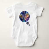 私はあなたを愛している ベビーボディスーツ (裏面)