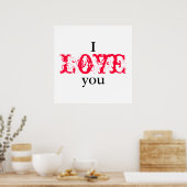 私はあなたを愛している – ポスター (キッチン)