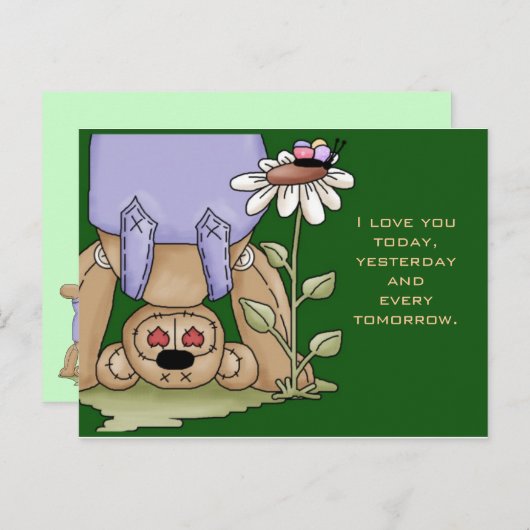 私はあなたを愛している ポストカード (正面/裏面)