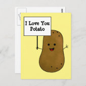 私はあなたを愛している ポストカード (正面/裏面)