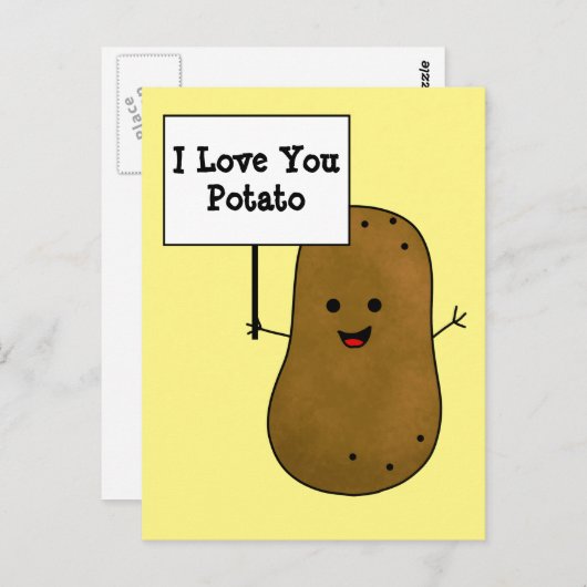 私はあなたを愛している ポストカード (正面/裏面)