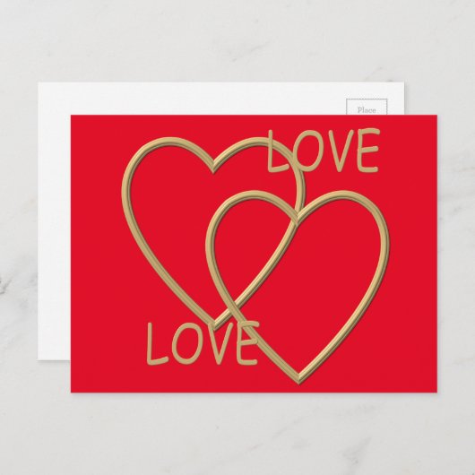 私はあなたを愛している ポストカード (正面/裏面)