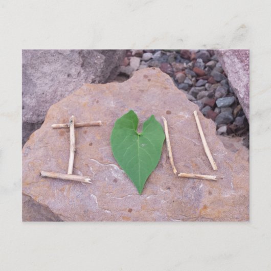 私はあなたを愛している ポストカード (正面)