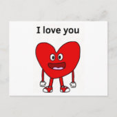 私はあなたを愛している ポストカード (正面)