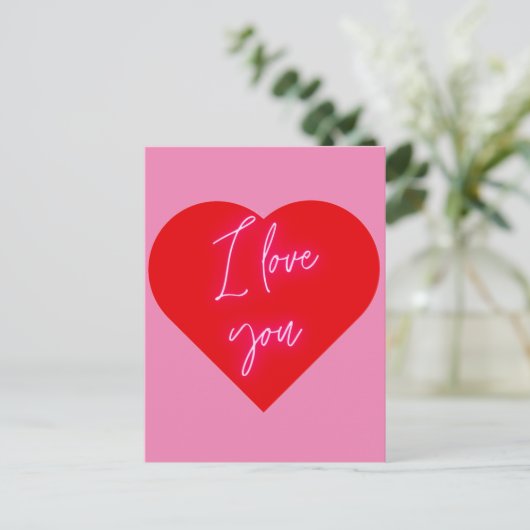 私はあなたを愛している ポストカード (スタンド正面)