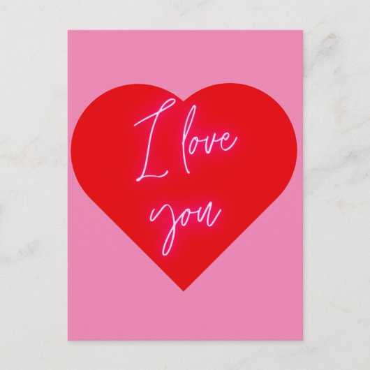 私はあなたを愛している ポストカード (正面)
