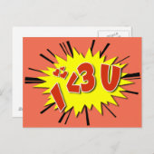 私はあなたを愛している ポストカード (正面/裏面)