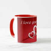 私はあなたを愛している マグカップ (正面左)