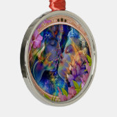 私はあなたを愛している メタルオーナメント (右)