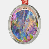 私はあなたを愛している メタルオーナメント (左)