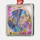 私はあなたを愛している メタルオーナメント (左)