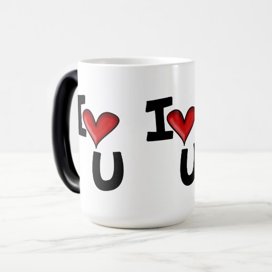 私はあなたを愛している モーフィングマグカップ (正面左)