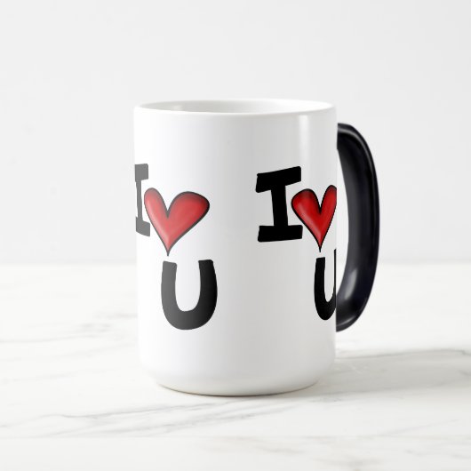 私はあなたを愛している モーフィングマグカップ (正面右)