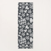 私はあなたを愛している ヨガマット (裏面)