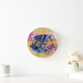 私はあなたを愛している ラウンド壁時計 (ホーム)