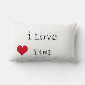 私はあなたを愛している ランバークッション (裏面)