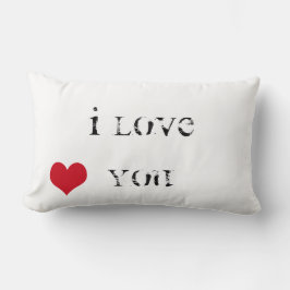 私はあなたを愛している ランバークッション