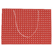 私はあなたを愛している、レッド抱き枕 ラージペーパーバッグ (裏面)