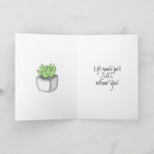 私はあなたを愛している |ロマンチックおもしろいで カード (内部)