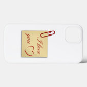 私はあなたを愛している – ロマンチックなメモ – Case-Mate iPhone Case iPhoneケース (裏面 (横))
