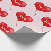 私はあなたを愛している – ロマンチックなラッピング紙 ラッピングペーパー (角)