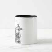 私はあなたを愛している | ヴィンテージタイプライターメッセージ マグカップ (中央)