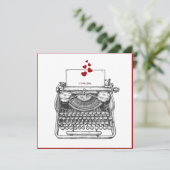 私はあなたを愛している |ヴィンテージタイプライター |ラブノート シーズンカード (スタンド正面)