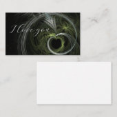 私はあなたを愛している 名刺 (正面/裏面)