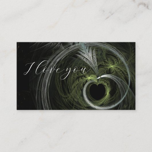 私はあなたを愛している 名刺 (正面)