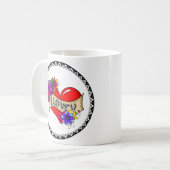 私はあなたを愛している |通りアートグラフィティアーバンハート コーヒーマグカップ (正面左)