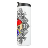 私はあなたを愛している |通りアート都市ハートトンボ タンブラー (回転右)