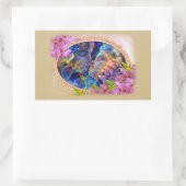 私はあなたを愛している 長方形シール (バッグ)