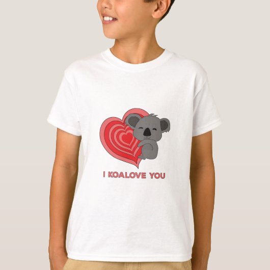 私はあなたを愛している Tシャツ (正面)