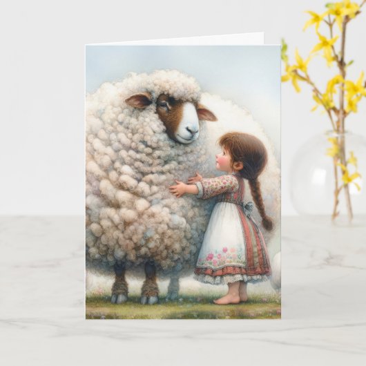 私はあなたを愛しているEwe カード (黄色い花)