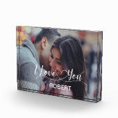 私はあなたを愛していカスタムる文字 フォトブロック (右)