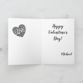 私はあなたを愛していストライプのる シーズンカード (内部)