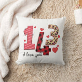 私はあなたを愛していパーソナライズされたる クッション (ブランケット)